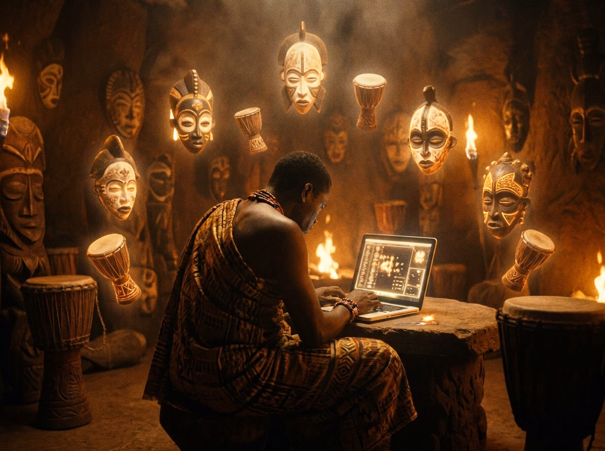 12 Masks of Fire Drums on Mac